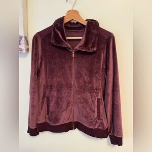 Escada Sport Velvet Sweatsuit jacket and pant- Medium PTP 20inch